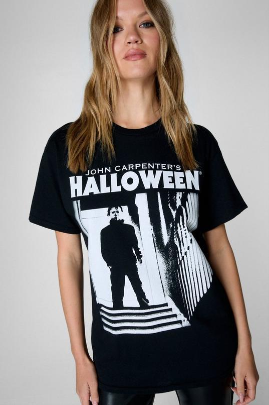 Halloween Graphic Oversized T-Shirt Product Image