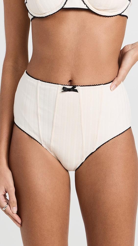 STAUD Brenton High Rise Bikini Bottoms | Shopbop Product Image