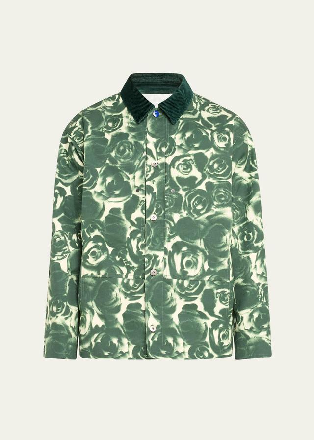 Mens Ivy Floral Cotton Shirt Product Image