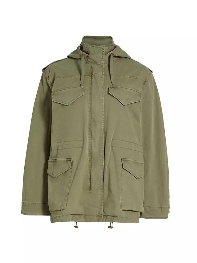 Tegan Cotton-Blend Utility Jacket Product Image