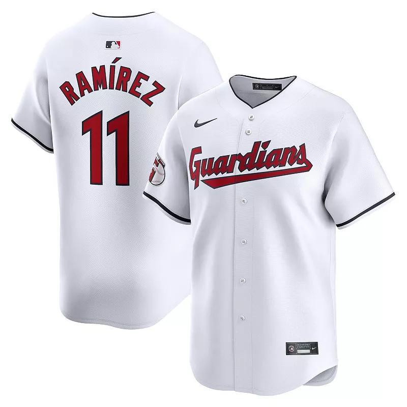 Mens Nike Jose Ramirez White Cleveland Guardians Home Limited Player Jersey Product Image