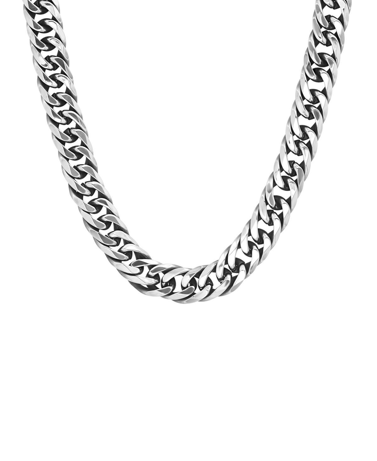 Steeltime Mens Stainless Steel Cuban Link Chain Necklaces Product Image