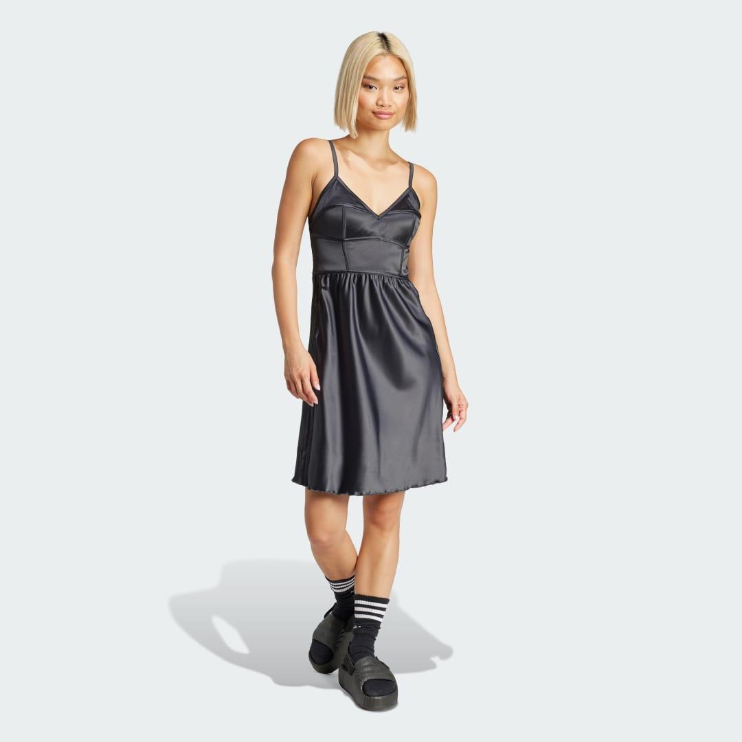 adidas Satin Dress Carbon XL Womens product image