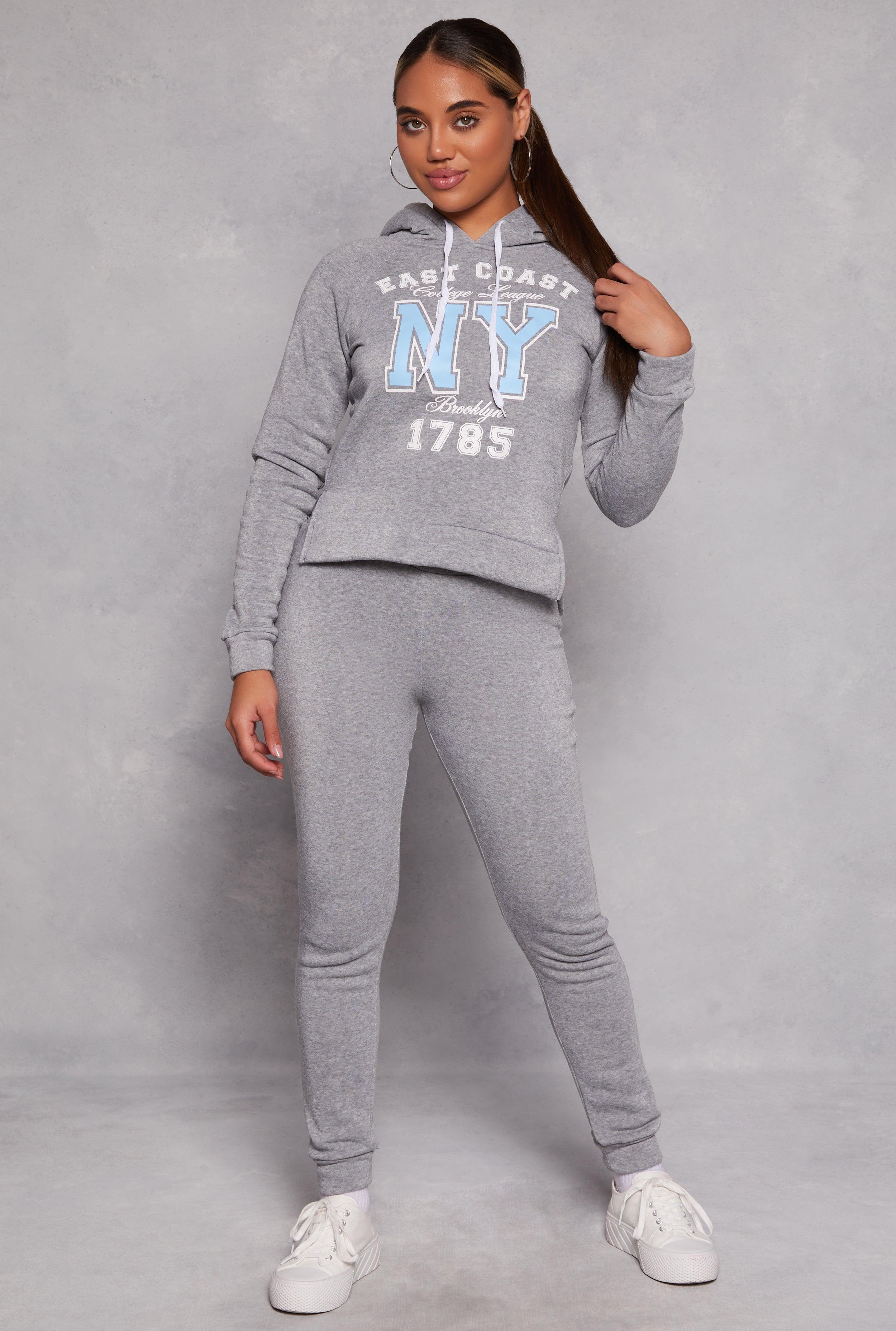 Womens Fleece Lined Drawstring Joggers product image