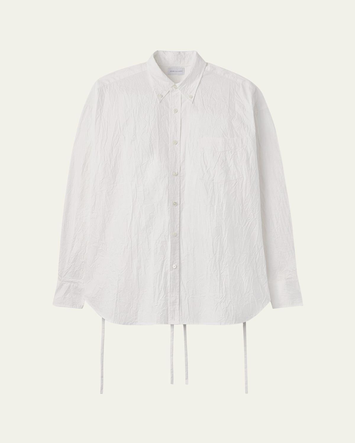 Mens Crinkled Kimono Shirt Product Image