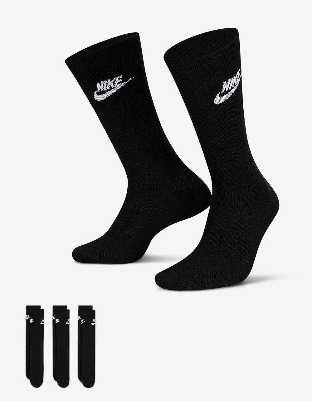 NIKE Sportswear Everyday Essential 3 Pack Mens Crew Socks Product Image