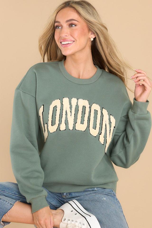 In Every City Sage London Sweatshirt Product Image