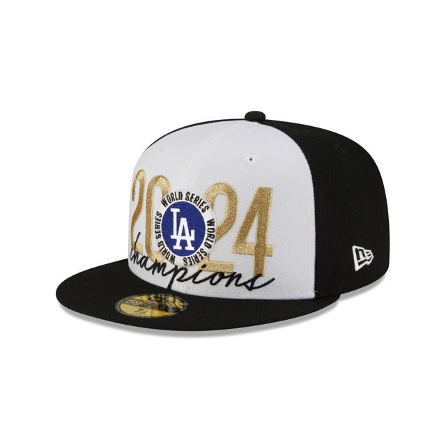 Los Angeles Dodgers 2024 World Series Champions Locker Room 59FIFTY Fitted Hat Male Product Image