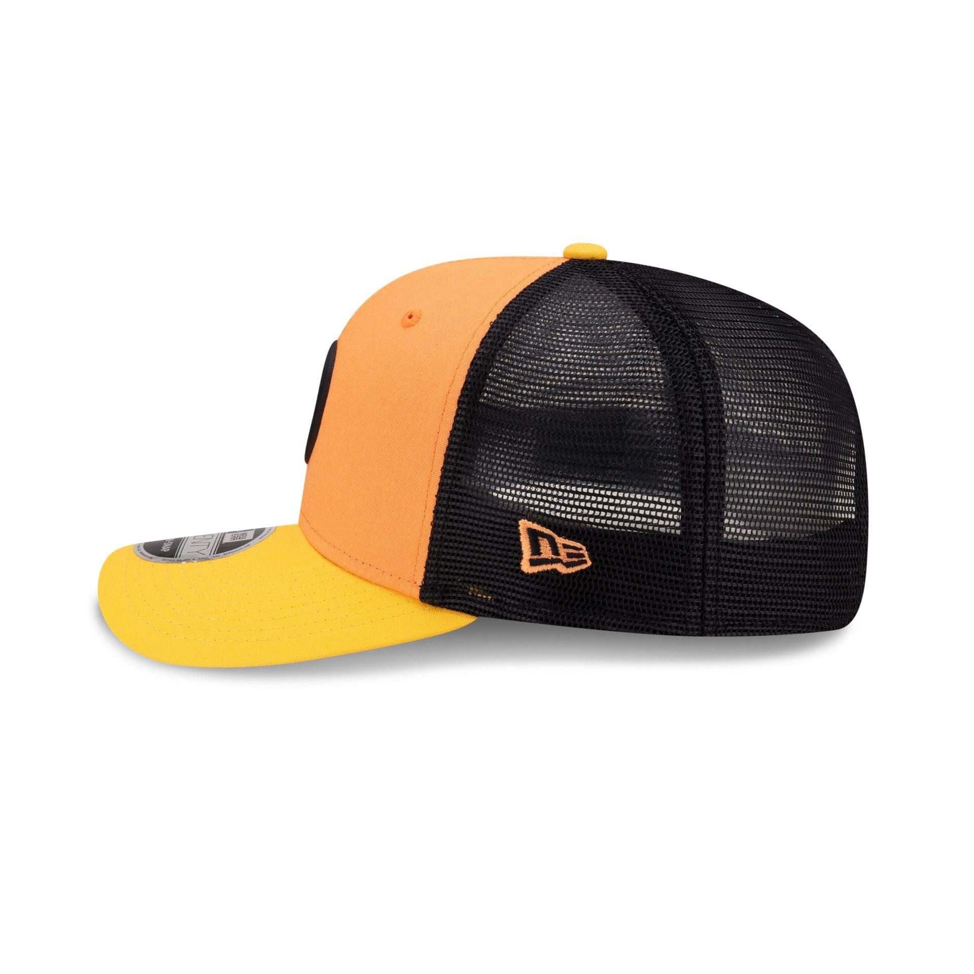 New Era Cap Orange 9SEVENTY Trucker Hat Male Product Image