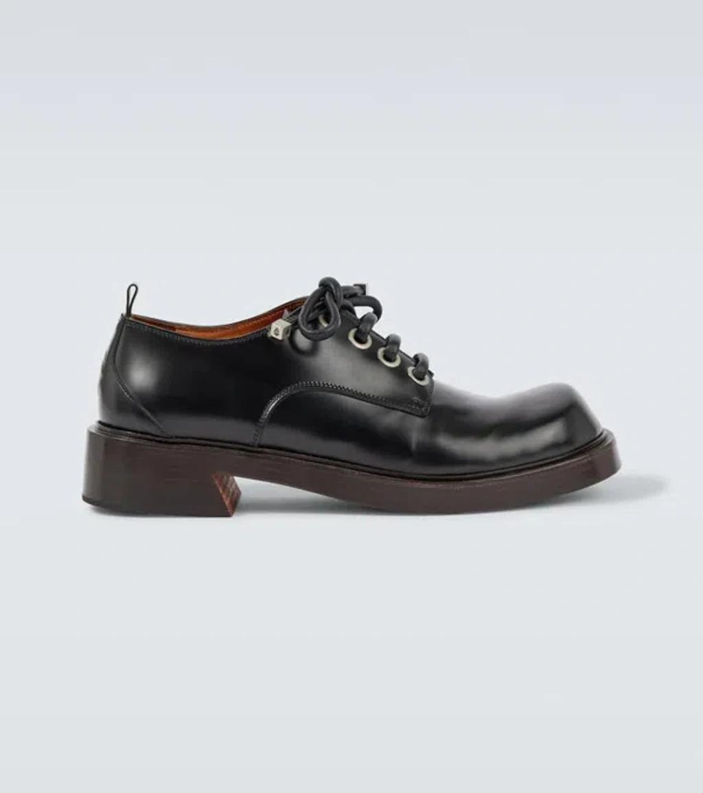 Leather Loafers In Black Product Image