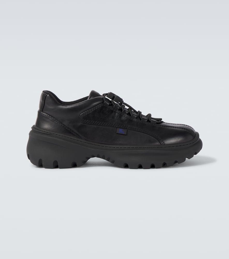 BURBERRY Black Scoot Sneakers Product Image