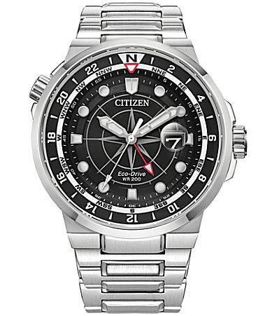 Citizen Mens Endeavor Three Hand Stainless Steel Bracelet Watch Product Image