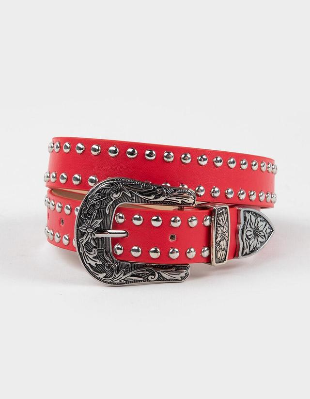 Western Buckle Stud Belt Product Image