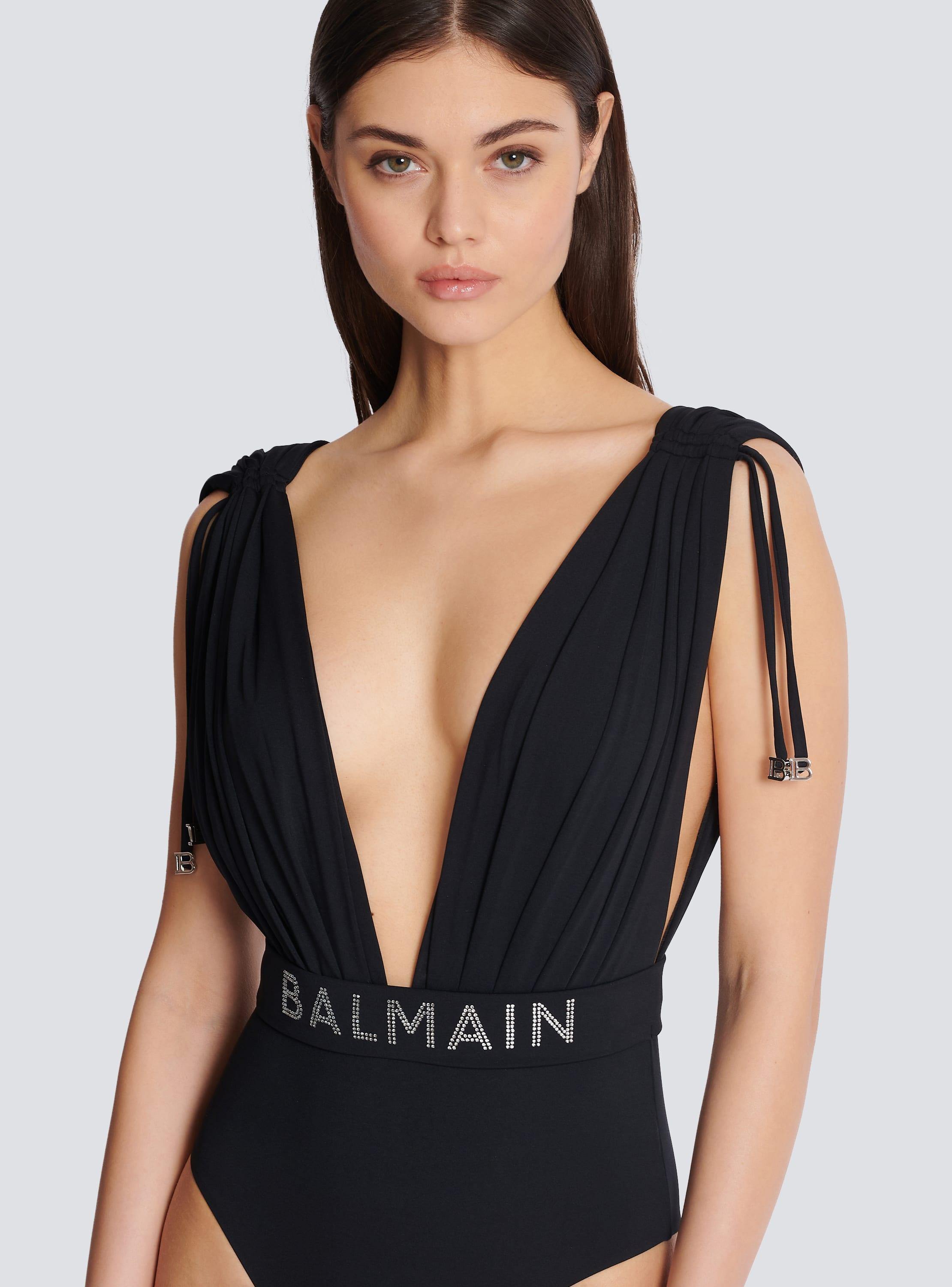 Draped swimsuit Product Image