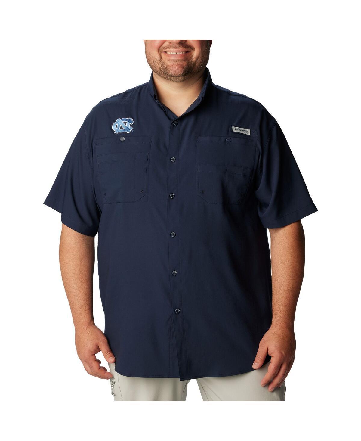 Columbia Mens Navy North Carolina Tar Heels Big Tall Collegiate Tamiami Button-Down Shirt Product Image