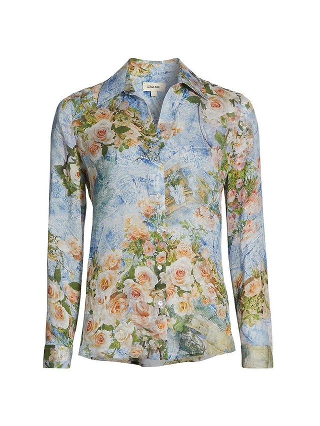 Womens Nina Silk Blouse Product Image