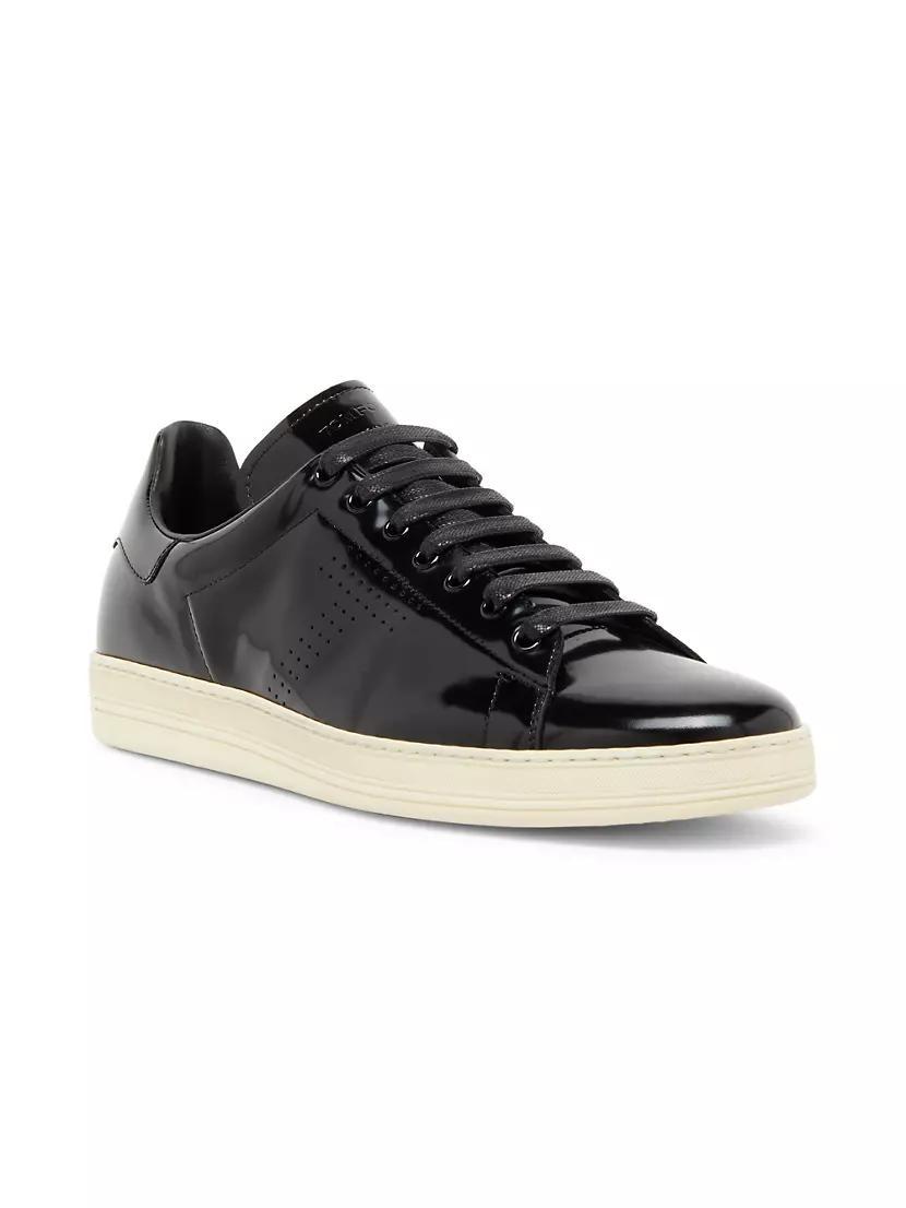 Patent Leather Low-Top Sneakers Product Image