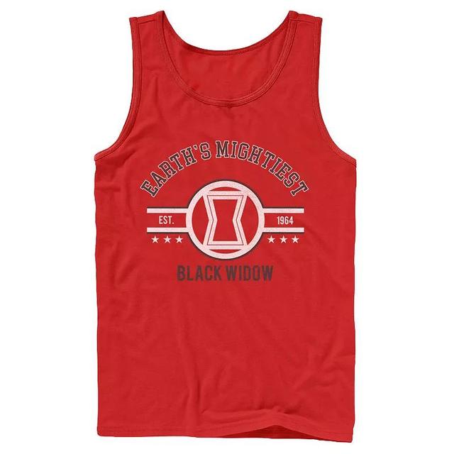 Mens Marvel Avengers Earths Mightiest Black Widow Logo Tank Top Product Image