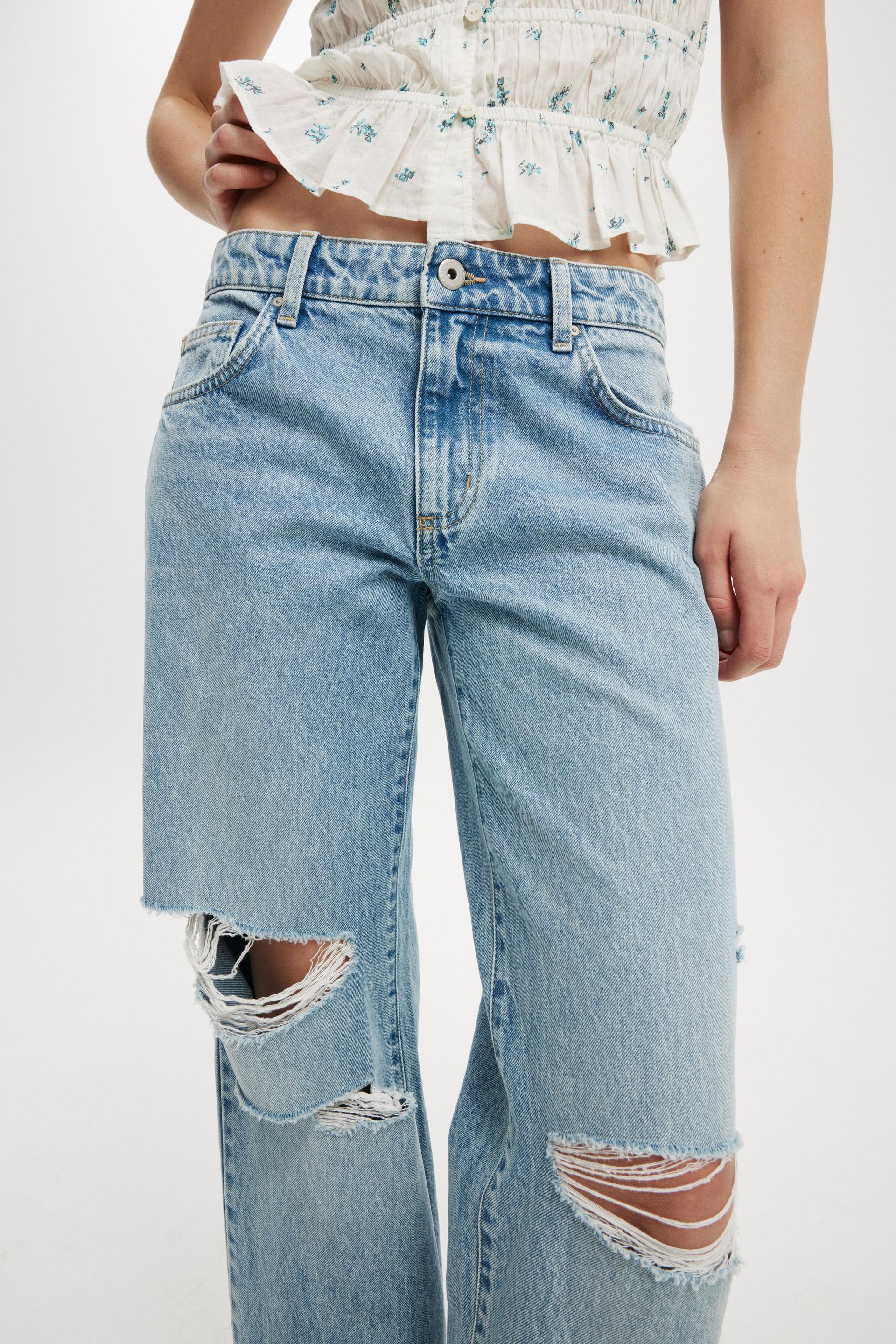 Low Rise Straight Jean Product Image