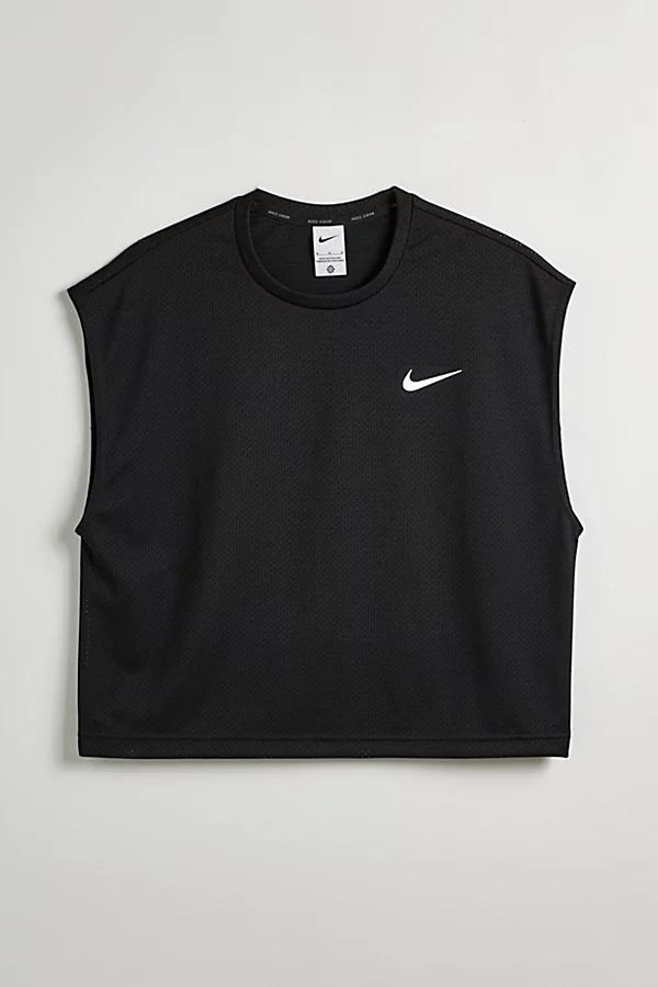 Nike UO Exclusive Cropped Swim Shirt Top Mens at Urban Outfitters Product Image