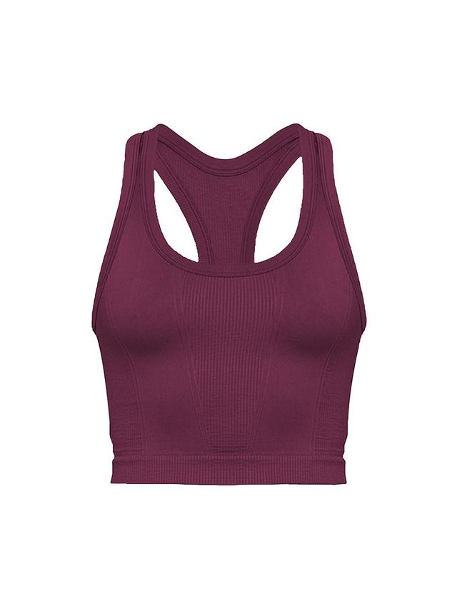 Womens Barre Racer Tank Top Product Image