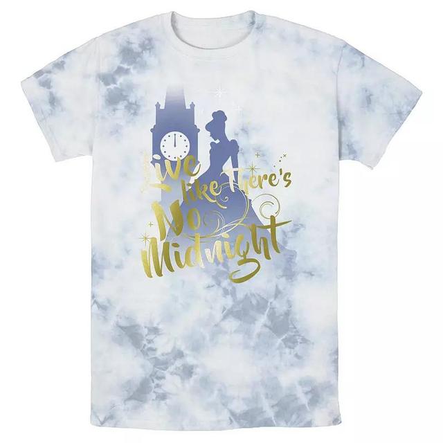 Disneys Cinderella Mens Silhouette Live Like Theres No Midnight Bomabrd Wash Tee Product Image