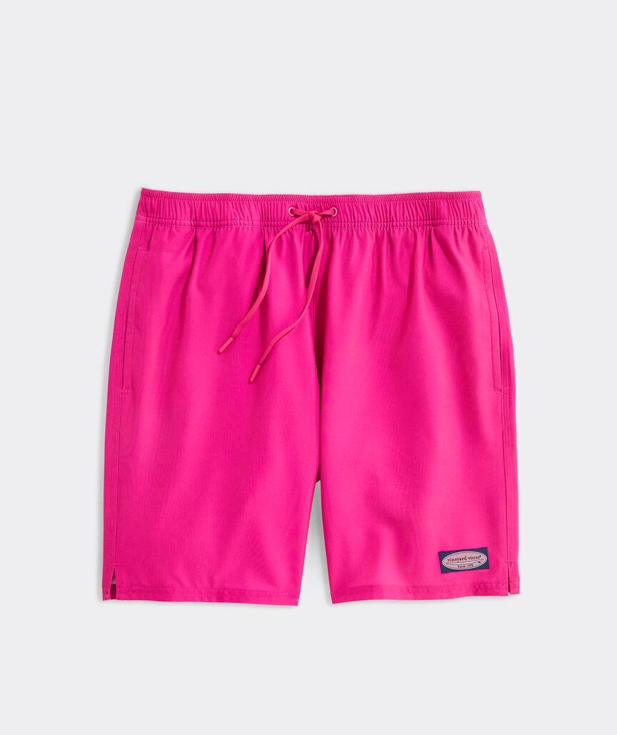 7 Inch Solid Chappy Swim Trunks Product Image