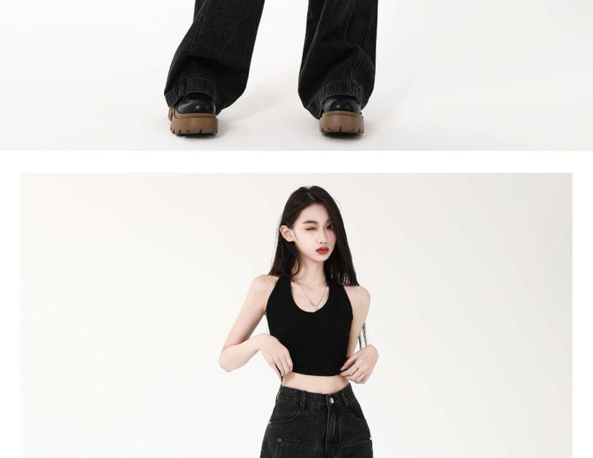 High Rise Wide Leg Jeans Product Image