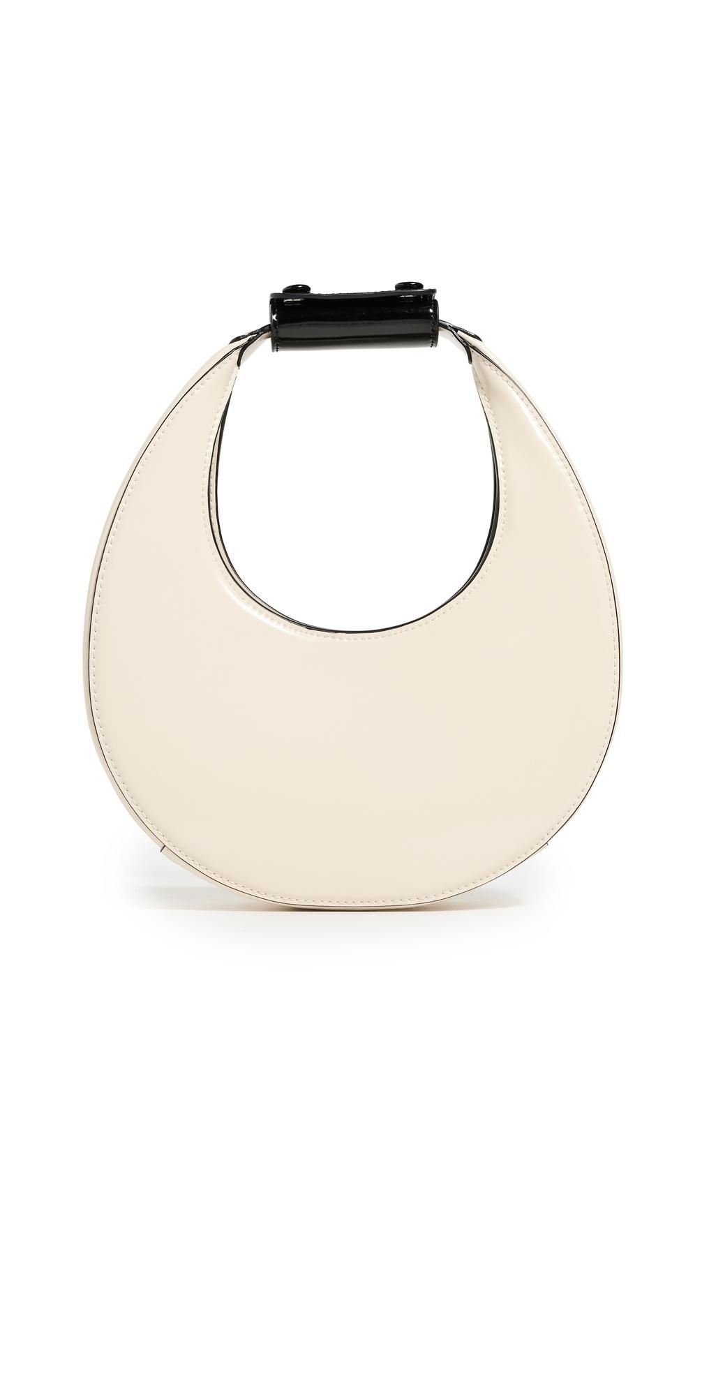 STAUD Mini Moon Bag Cream/black Product Image