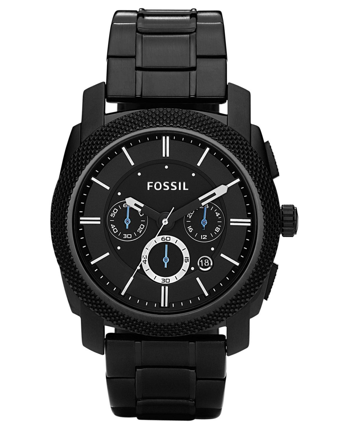 Fossil Machine Black-Dial Chronograph Watch Product Image