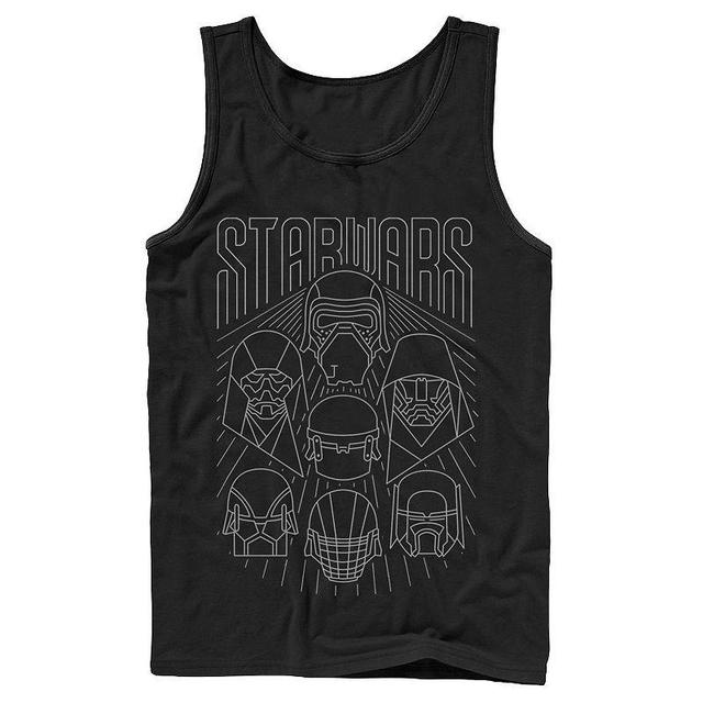 Mens Star Wars The Rise of Skywalker Dark Side Streak Tank Top Product Image