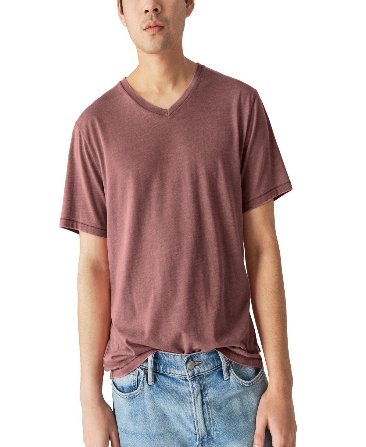 Lucky Brand Mens Venice Burnout V Neck Tee T-shirts Product Image