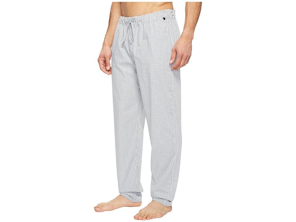 Hanro Night and Day Woven Lounge Pants (Shaded Check) Men's Pajama Product Image