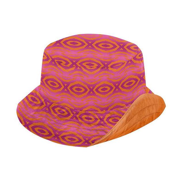 Womens GOGO by ShedRain Reversible Bucket Hat, Luca Orange Ocre Product Image