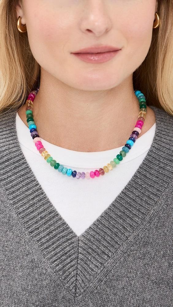 HART Rainbow Mix Gemstone Necklace | Shopbop Product Image