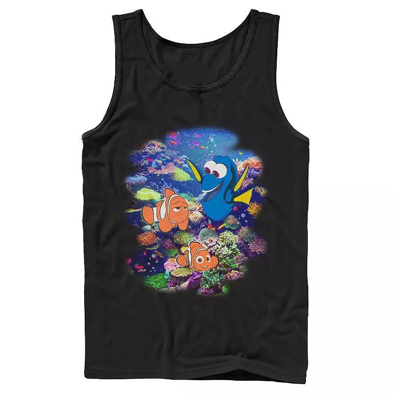 Disney / Pixars Finding Dory Nemo Mens Rainbow Reef Tank Top Product Image