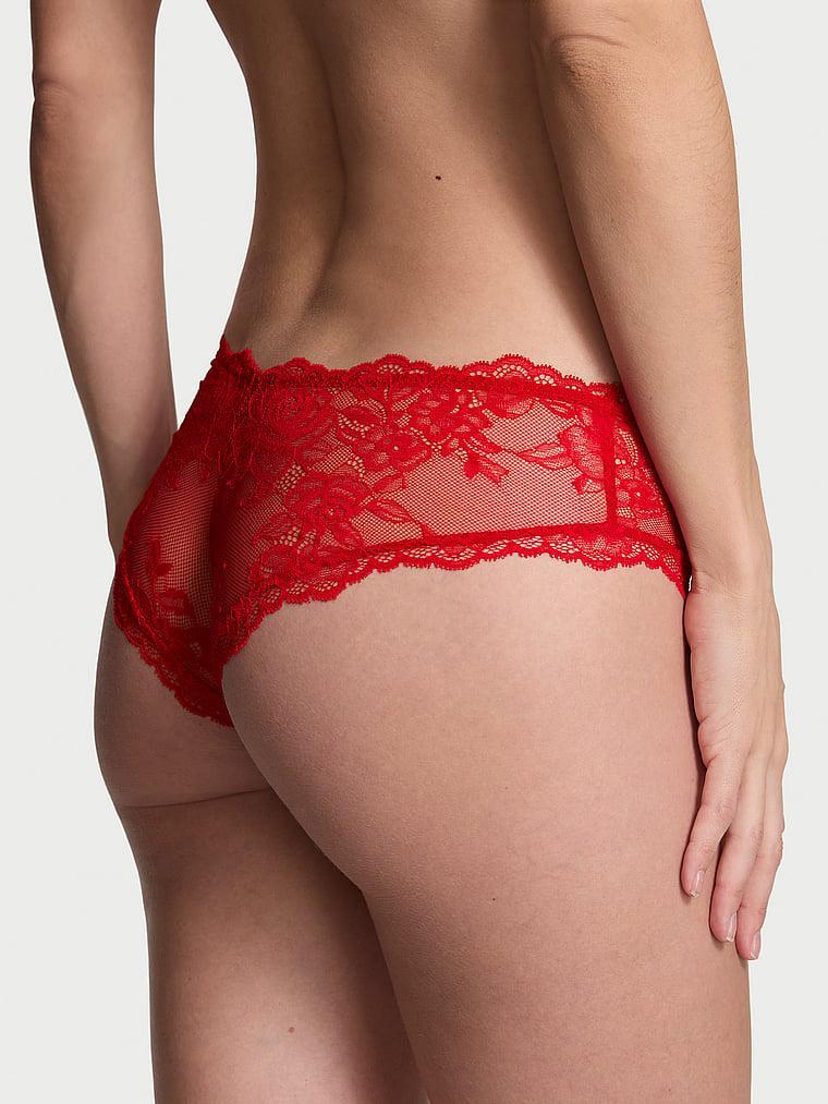 Rose Lace High-Leg Cheeky Panty Product Image