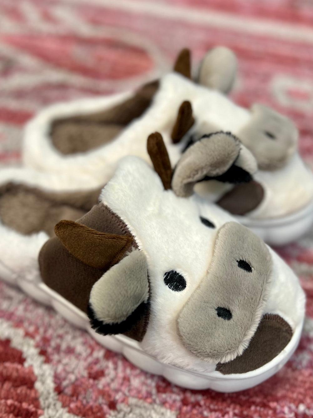 Mooving Around the House Slippers Product Image