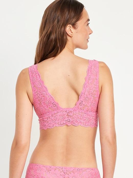 Lace Front-Close Bralette Product Image