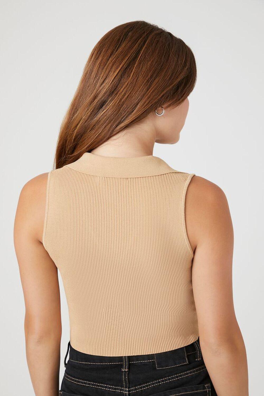 Sweater-Knit Cropped Tank Top | Forever 21 Product Image