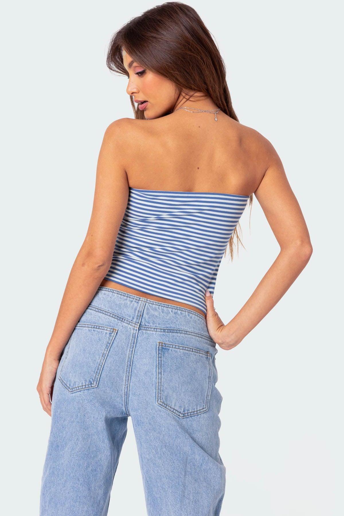 Lilah Striped Tube Top Product Image