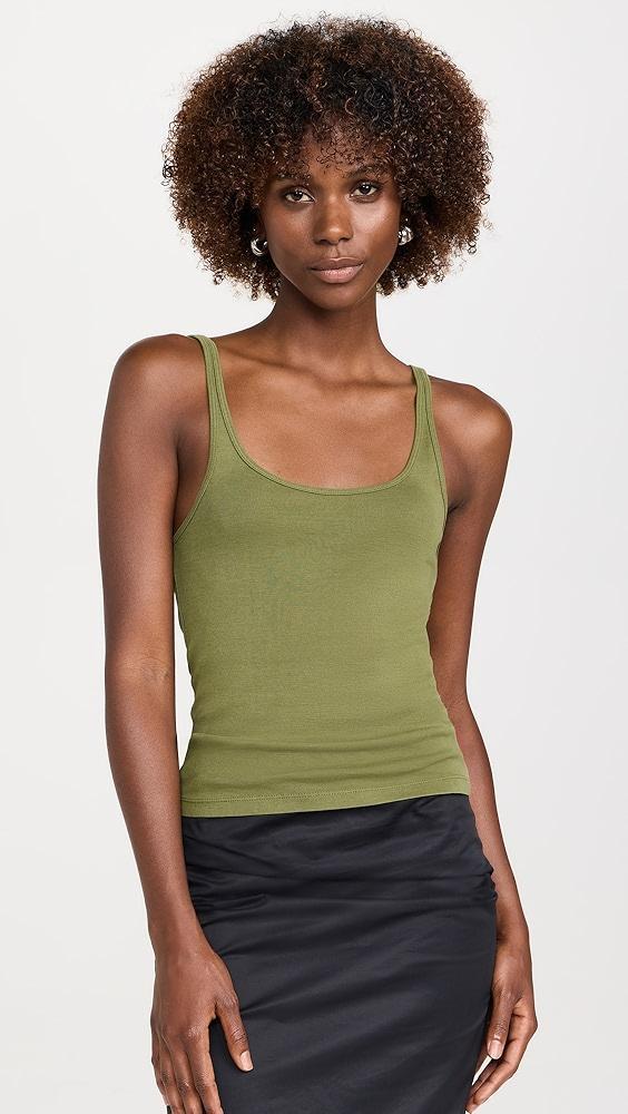 St. Agni Cotton Slim Scoop Tank | Shopbop product image