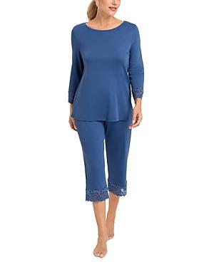 Hanro Moments Crop Pajama Set Women's Pajama Sets Product Image