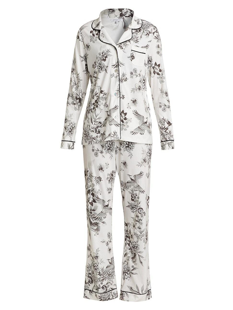 Womens Dreamer Floral Cotton-Blend Pajamas Product Image