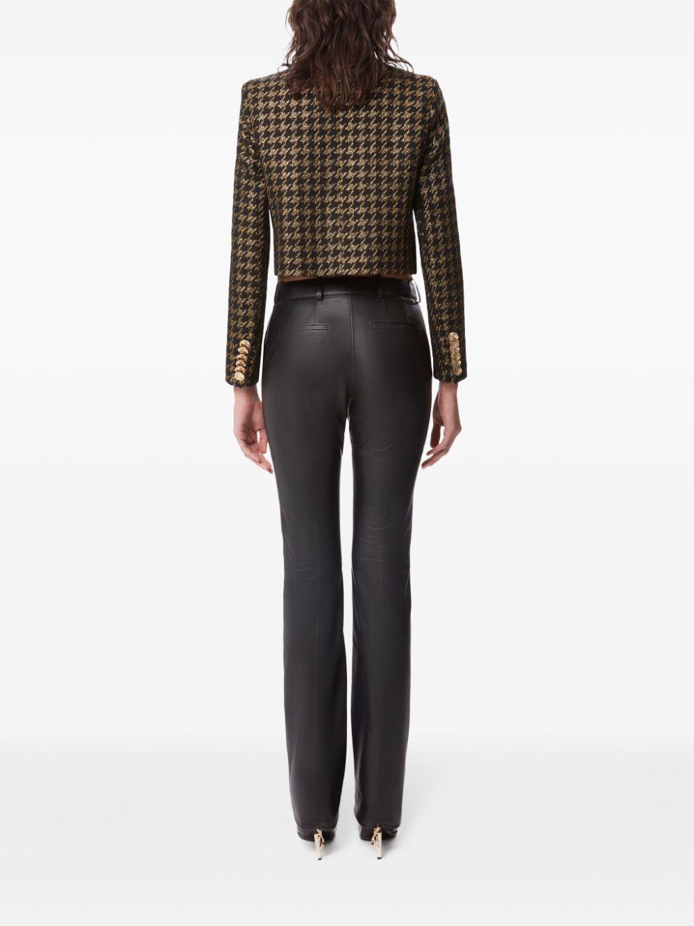 houndstooth cropped jacket Product Image