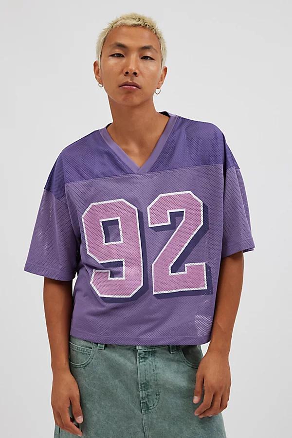 Urban Outfitters UO Mesh Football Jersey Tee Mens at Urban Outfitters Product Image