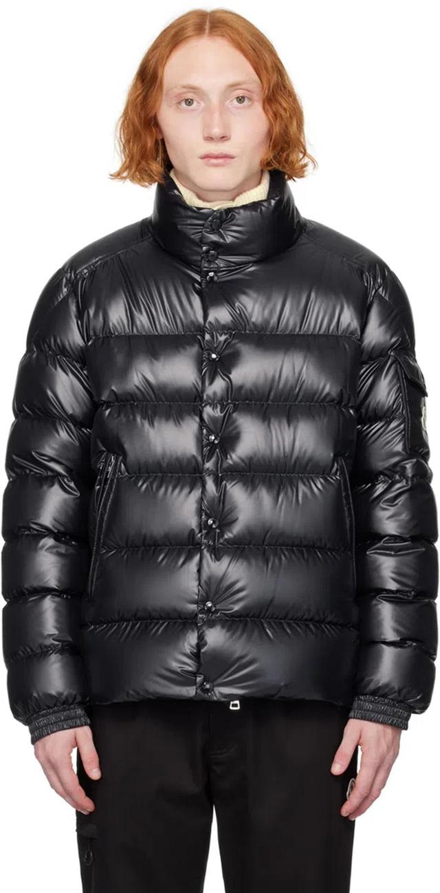 Navy Lule Short Down Jacket In Blue Product Image