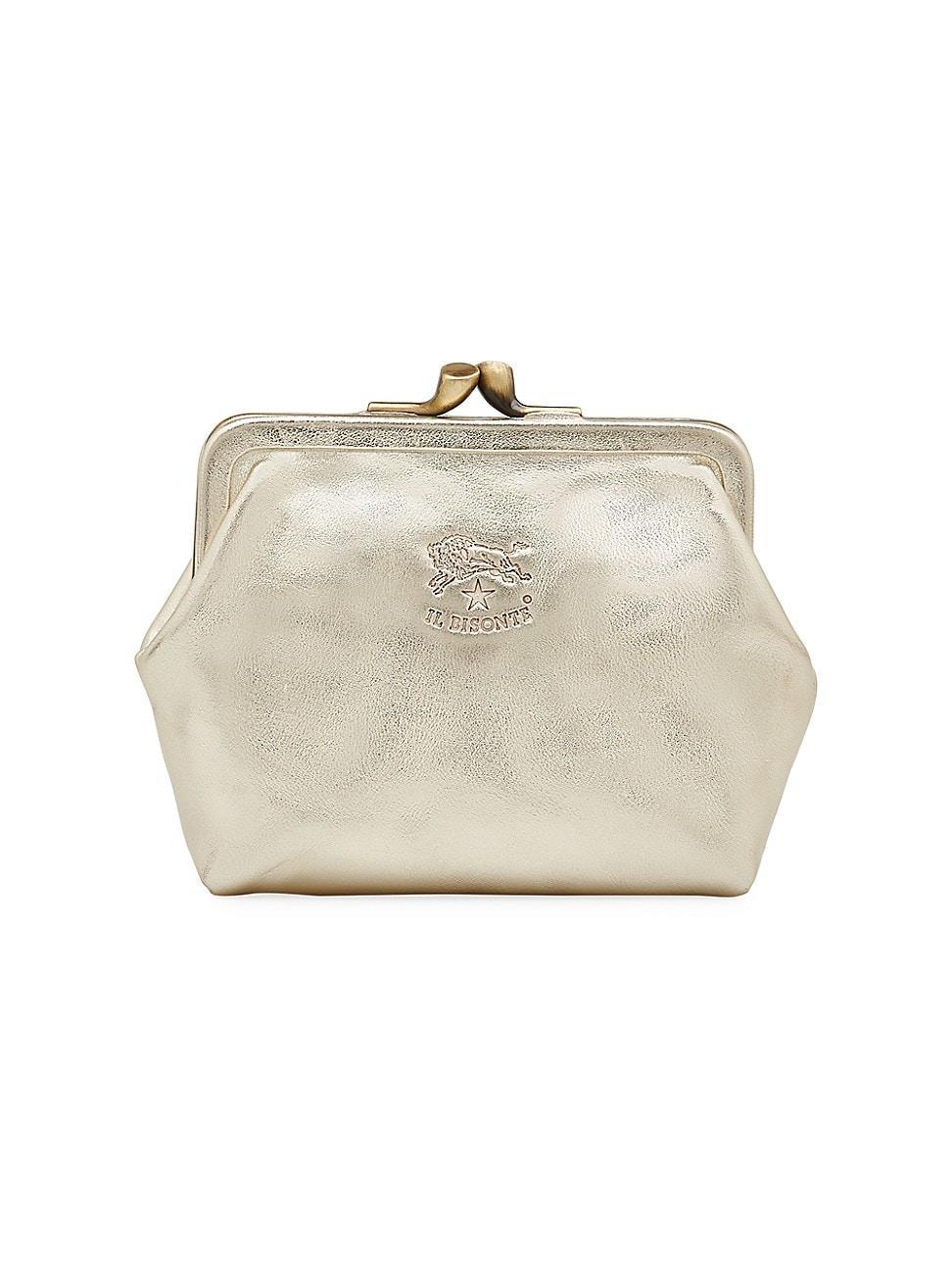 Manuela Classic Metallic Leather Coin Bag Product Image