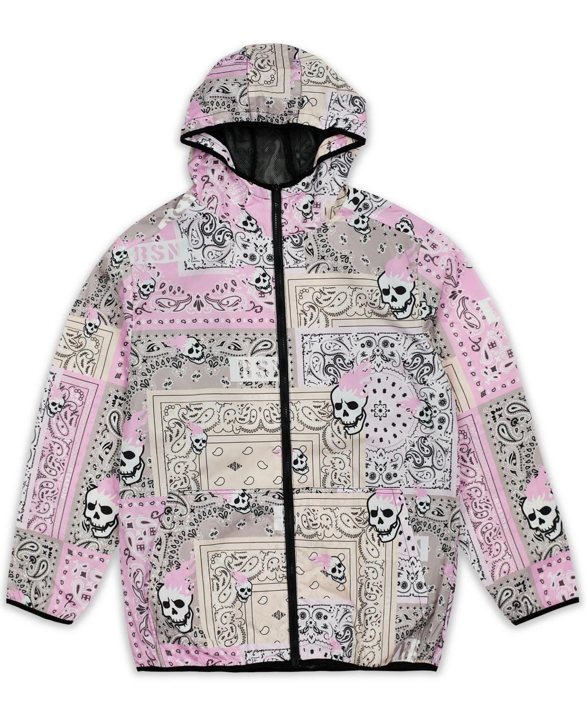 Reason Mens Paisley Full Zip Anorak Jacket Product Image