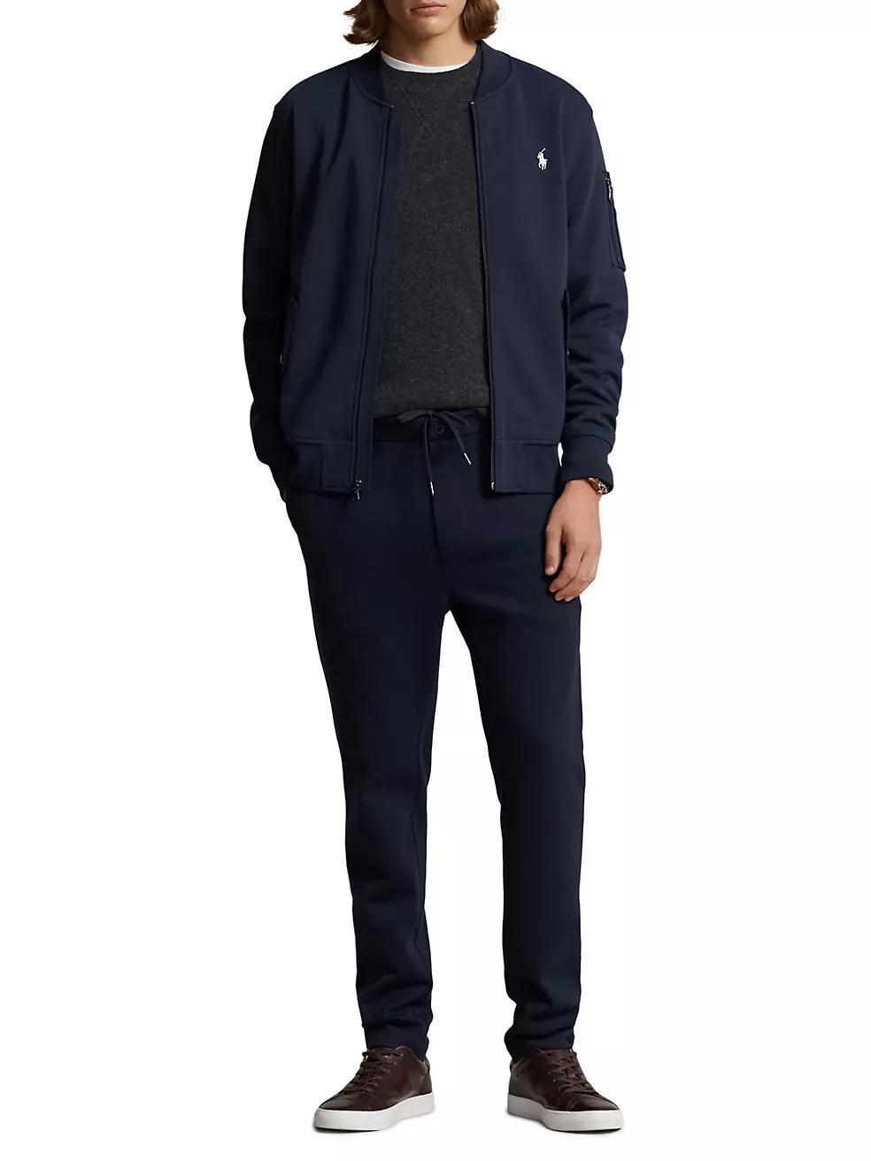 Double-Knit Bomber Jacket Product Image